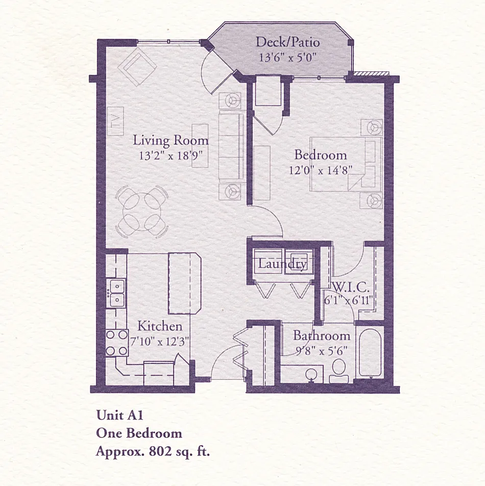 Floor plan A1 - Section 42