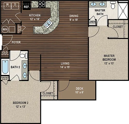 Floor plan B2