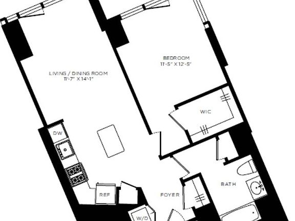2nd image of 625 W 57th St APT 1605