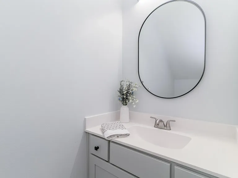 Downstairs, half-bathroom