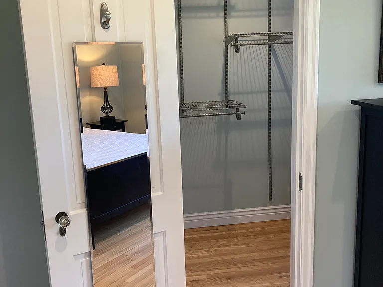 Large, walk-in closet.