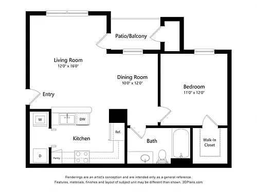 Floor plan A1