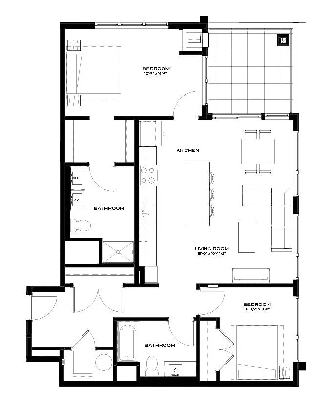 Floor plan B4