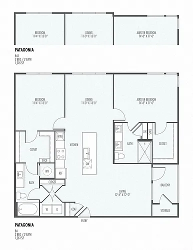 Floor plan Patagonia