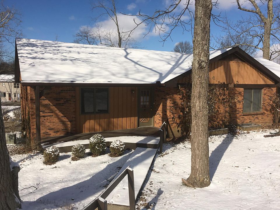 Front porch with beautiful wooded view