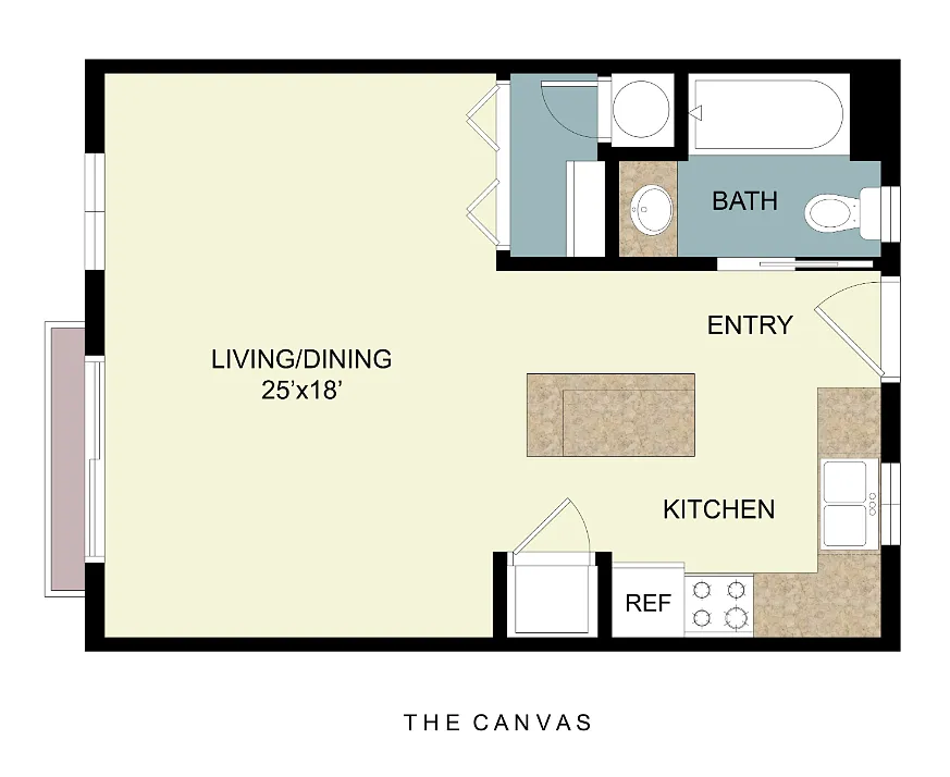Floor plan Studio
