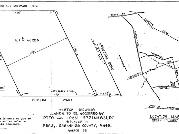 0 Curtin Rd, Peru, MA 01235