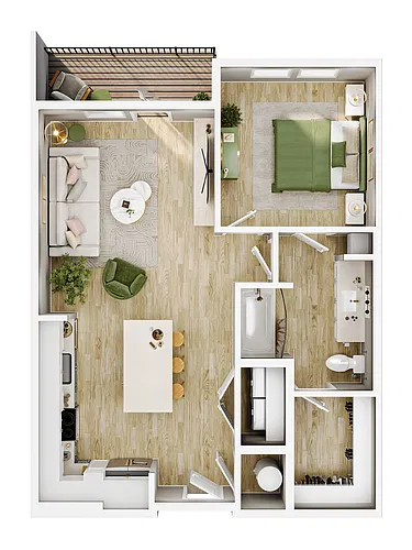 Floor plan A1D HC