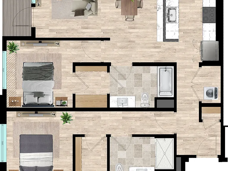 B11 - Two Bedroom B11 - Two Bedroom