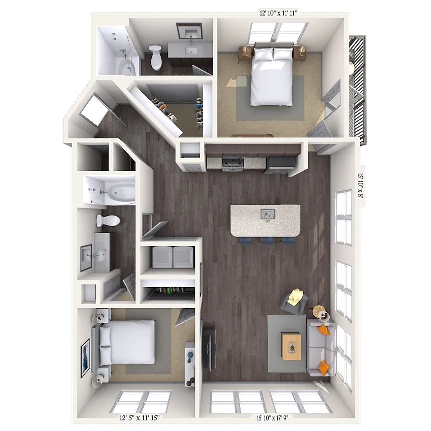 Floor plan Vanderbilt