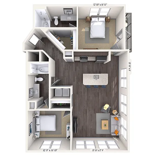 Floor plan Vanderbilt