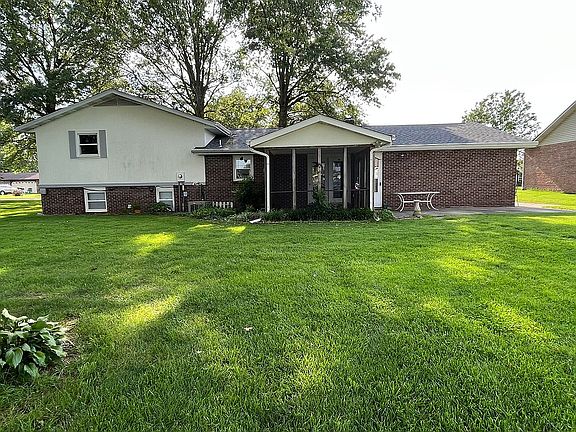 Large yard with mature trees