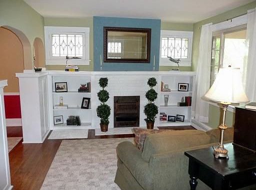 Living Room w/ Built-ins
