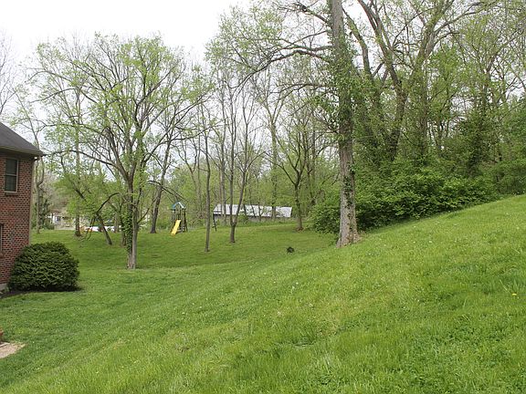 Looking into the side yard