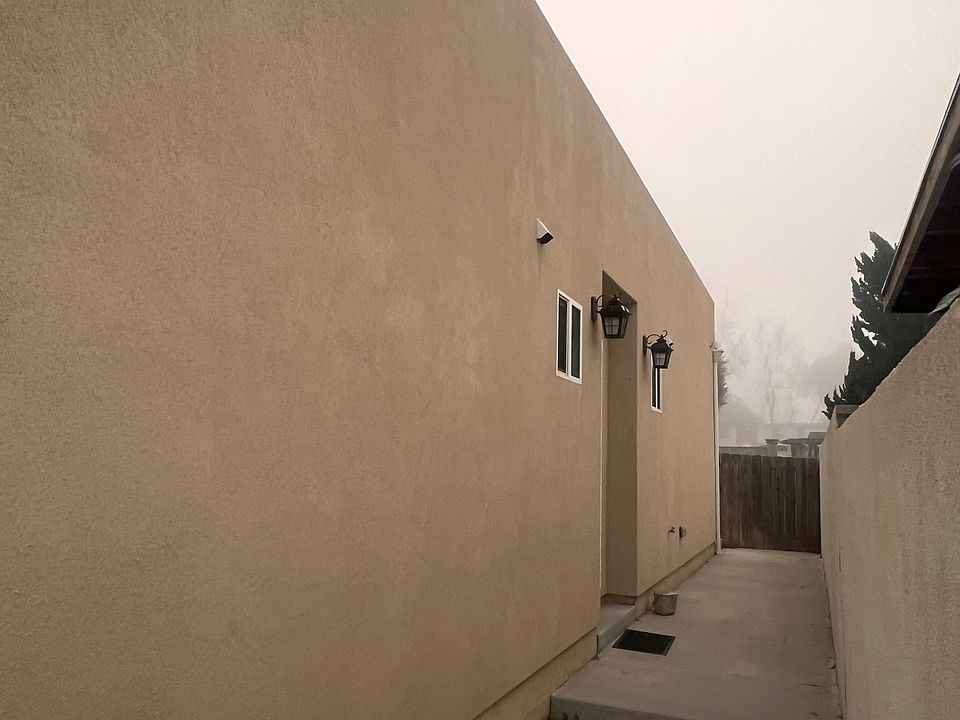 Front door and walkway