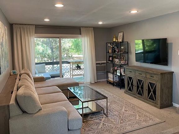 Step down living room