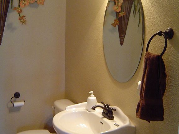 Powder room on main floor
