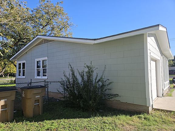 Left side of the house