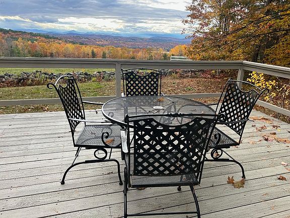 Spacious deck from which to admire the views