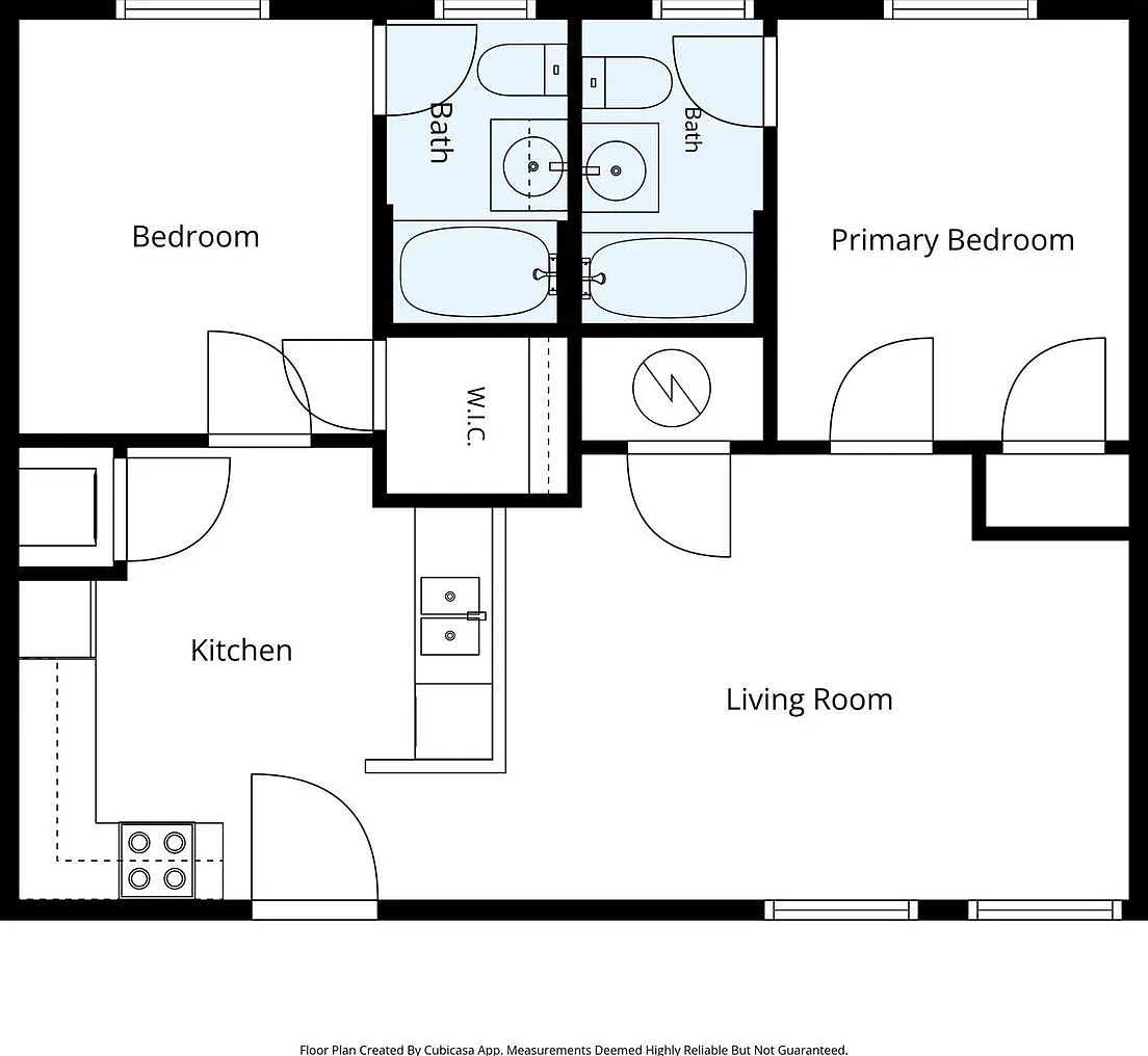 1/1 apt with office across from the Stadium! Available NOW! — Photo 1