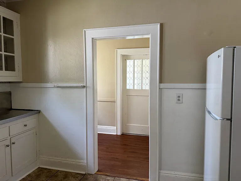 kitchen view into breakfast nook / pantry