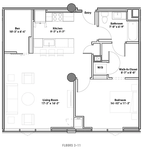 Floor plan A13