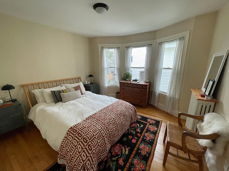 Primary Bedroom with bay window