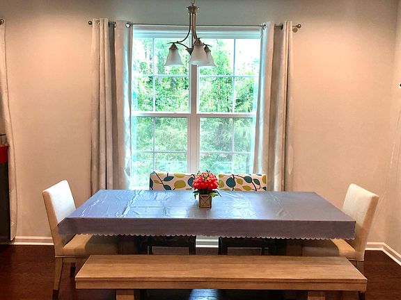 Dining area with wood view *furniture not included