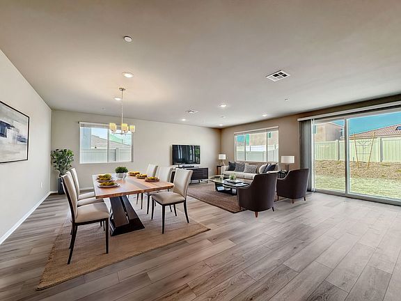 5017 floorplan interior image taken at a Meritage Homes community in Redlands, CA.
