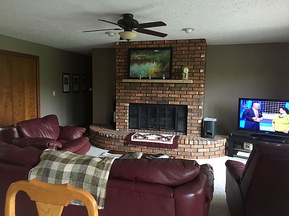 Great room with fireplace