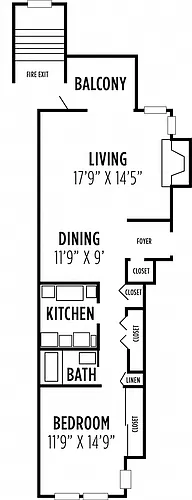 Floor plan Bedford