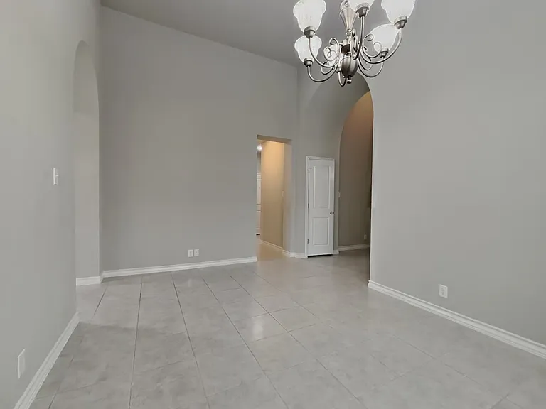 Modern, neutral-toned hallway