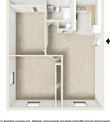 One Bedroom with Study One Bedroom with Study
