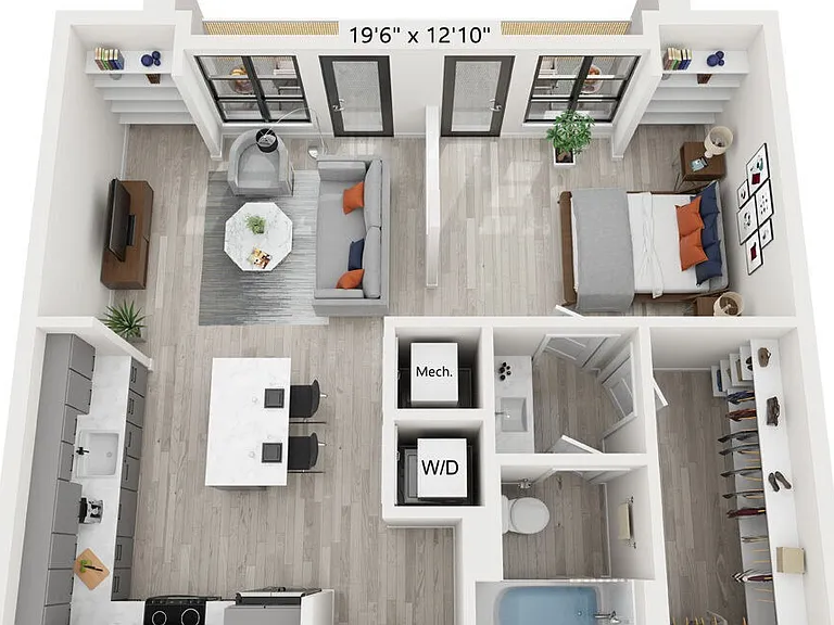 A3 floor plan THE WINSTON