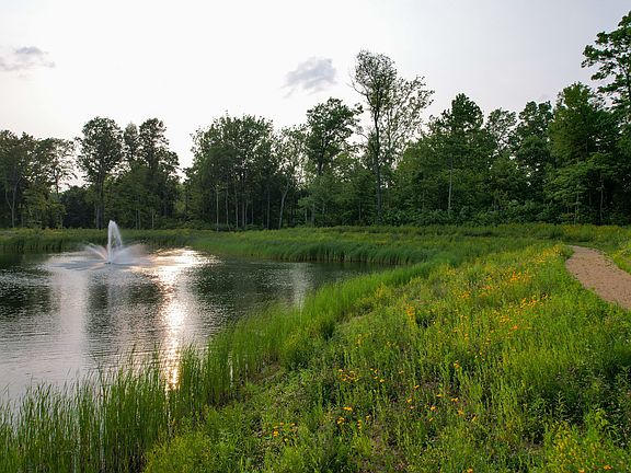 Pond w Walking Paths