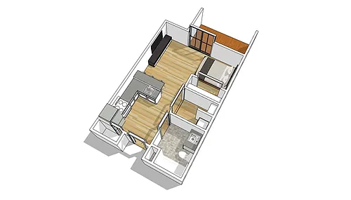 Floor plan Studio