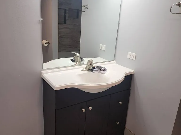 Basement bathroom
