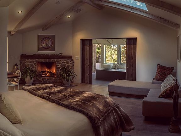 Private Bedroom with Fireplaec