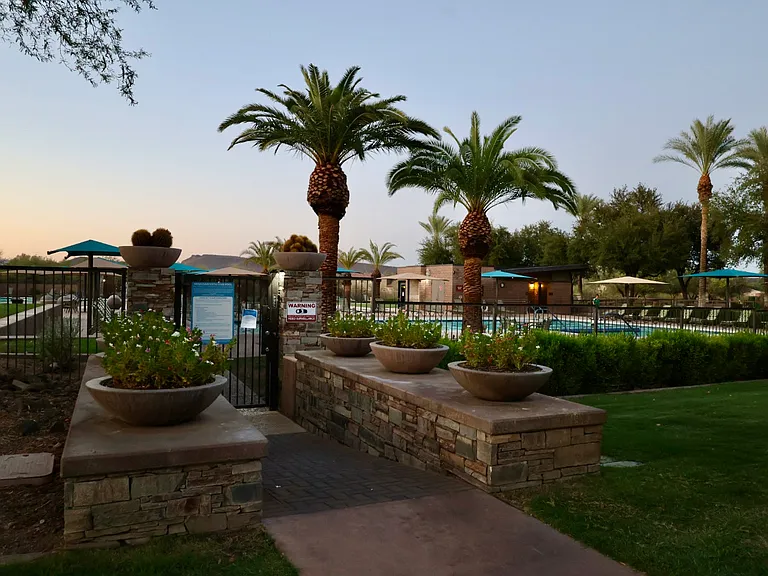 Vistancia Village -Entrance to Lap pool, family pool and water slide area.