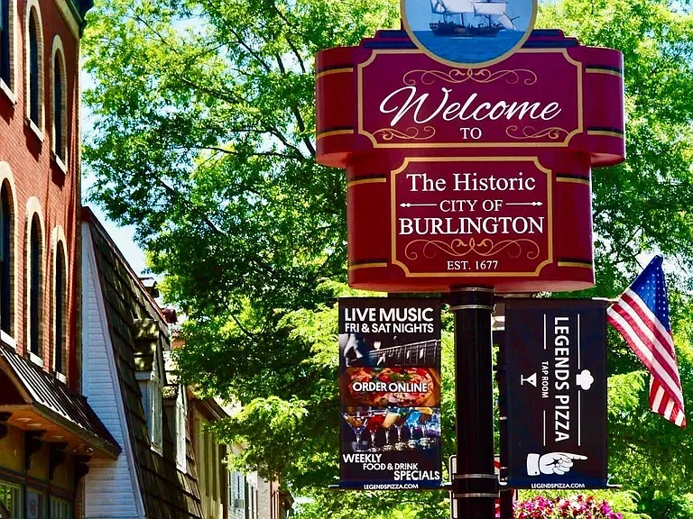 The Burlington Historic District in Burlington, New Jersey, is a historic district is listed on state and federal registers of historic places