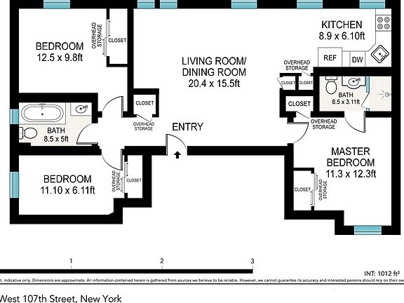 2nd image of 202 W 107th St APT 6R