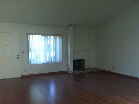 Living room with fireplace