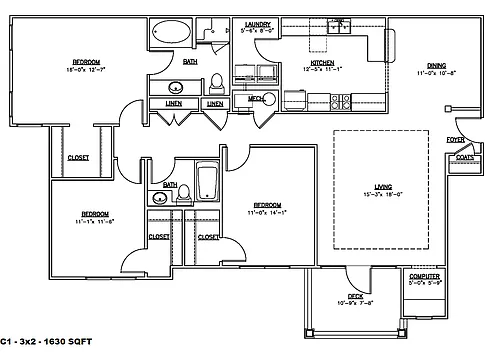 Floor plan C1