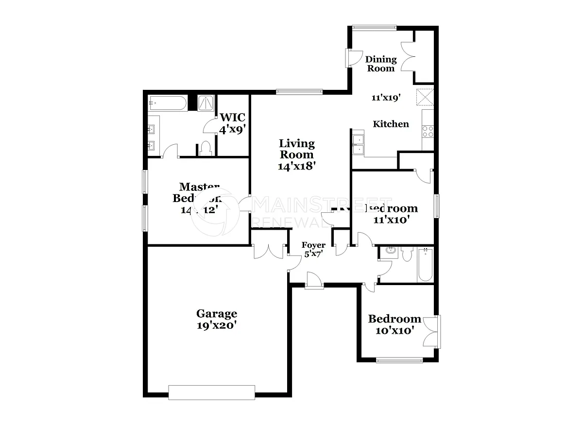 Floor Plan - 6106 Brick Landing Dr