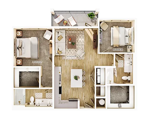 Floor plan B1