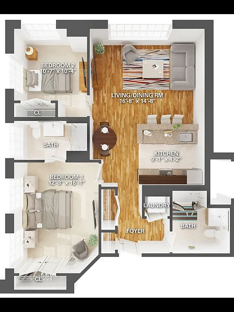 Floor plan Bordeaux