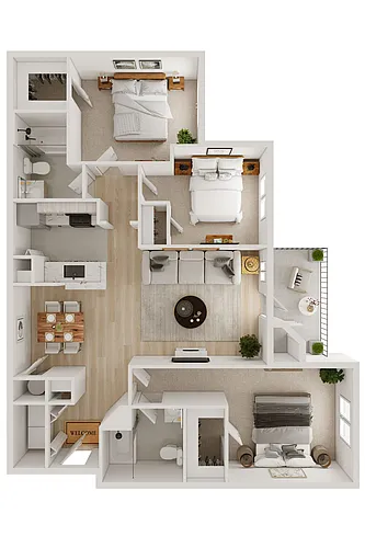 Floor plan C1R