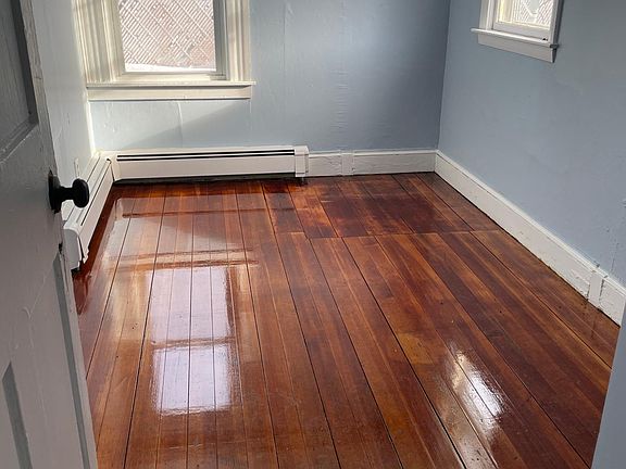 One of three bedrooms