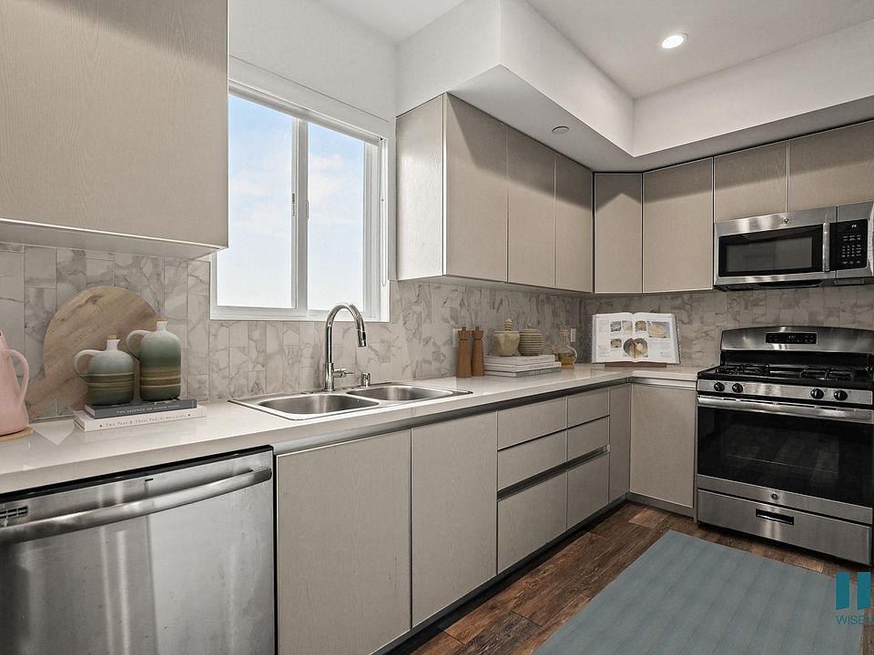 Full-Size Kitchen with Energy-Effcient Appliances and Ample Cabinet Storage