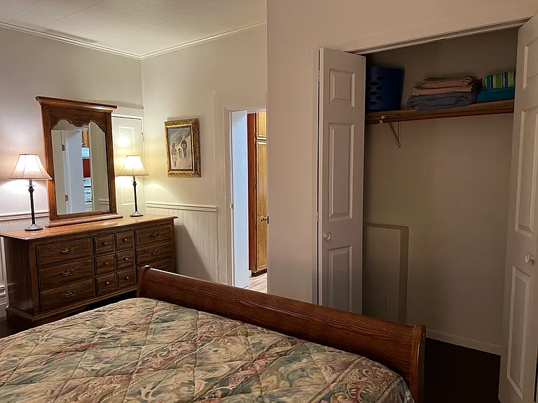 Bedroom dresser and closet